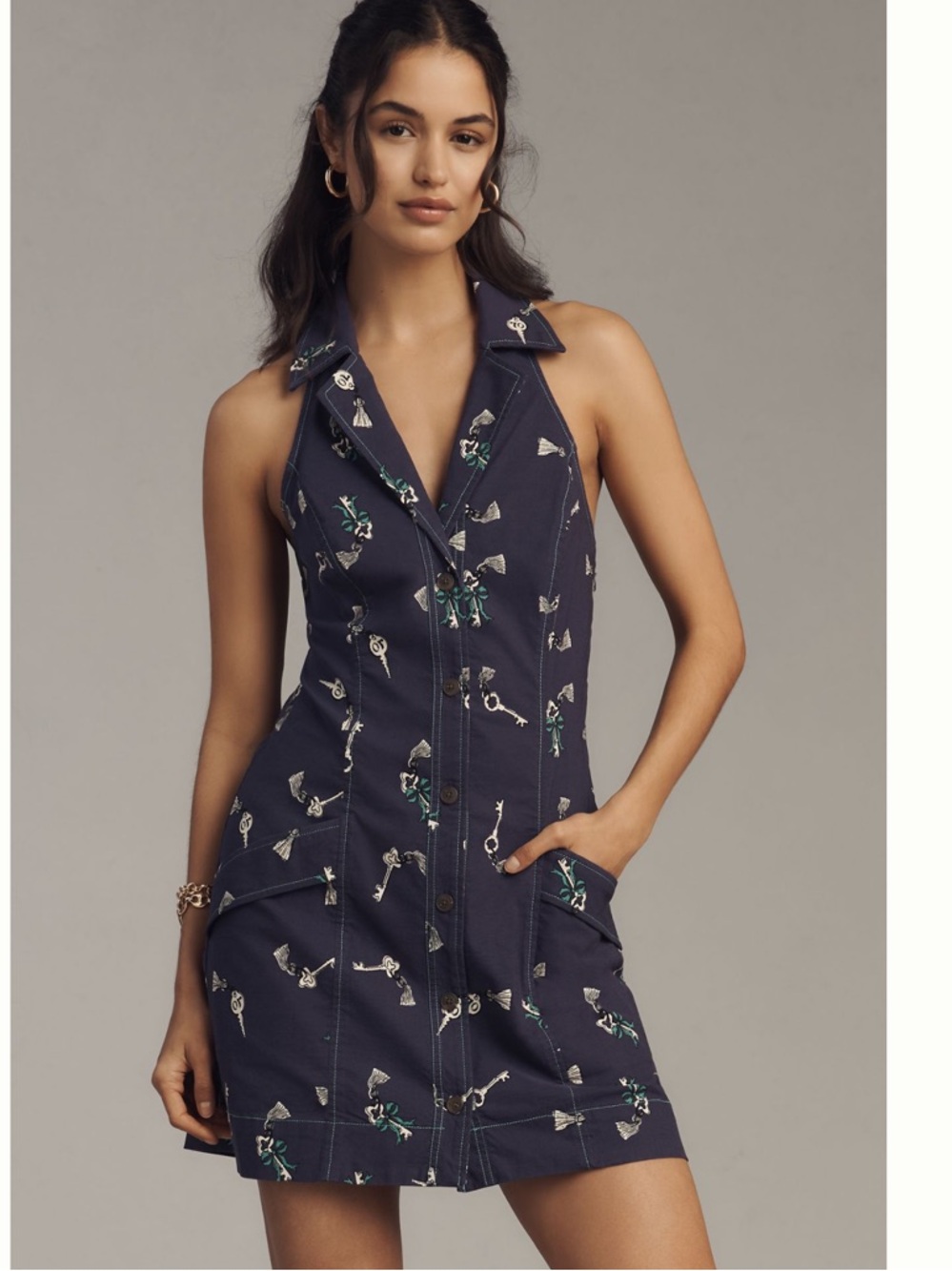 Nwt collared mini dress Maeve